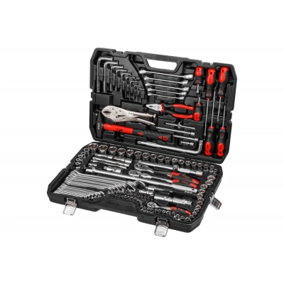 Набор инструментов STARTUL PRO Stuttgart 1/4", 3/8", 1/2" 6 граней, 142 предмета PRO-142S ВелоМото40 Калуга