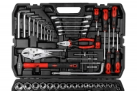 Набор инструментов STARTUL PRO Stuttgart 1/4", 3/8", 1/2" 6 граней, 142 предмета PRO-142S ВелоМото40 Калуга