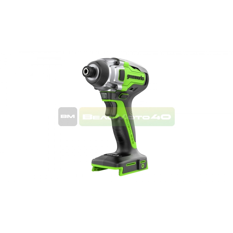 Винтоверт ударный аккумуляторный Greenworks Арт. 3802807, 24V, 300Нм, бесщеточный, без АКБ и ЗУ ВелоМото40 Калуга