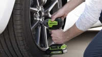 Гайковерт ударный аккумуляторный Greenworks GD24IW400, 24V, бесщеточный, без АКБ и ЗУ ВелоМото40 Калуга