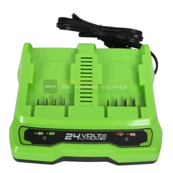 Устройство зарядное для 2-х аккумуляторов Greenworks G24X2UC2, 24V  арт.2931907 ВелоМото40 Калуга
