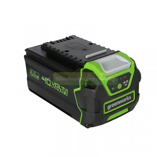 Батарея аккумуляторная GreenWorks G40B4, 40V, 4 А.ч  2927007арт. ВелоМото40 Калуга