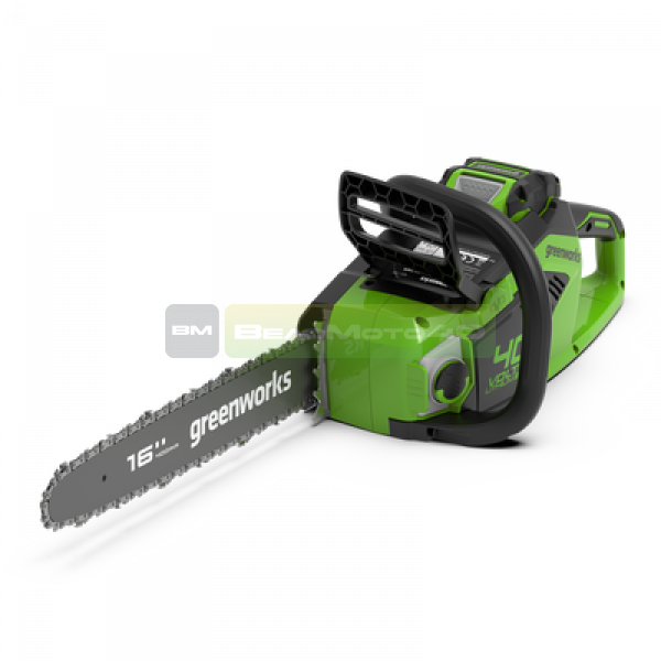 Пила цепная аккумуляторная GreenWorks  GD40CS18K2, 40V, 40 см, бесщеточная,  до 1,8 КВТ, с АКБ 2Ач и  арт.2005807UA ВелоМото40 Калуга