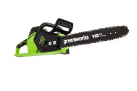 Пила цепная аккумуляторная GreenWorks  GD40CS18K2, 40V, 40 см, бесщеточная,  до 1,8 КВТ, с АКБ 2Ач и  арт.2005807UA ВелоМото40 Калуга