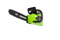 Пила цепная аккумуляторная GreenWorks  GD40CS18K2, 40V, 40 см, бесщеточная,  до 1,8 КВТ, с АКБ 2Ач и  арт.2005807UA ВелоМото40 Калуга