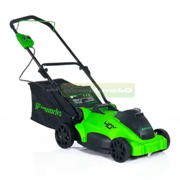 Газонокосилка аккумуляторная Greenworks Арт. 2517907, 40V, бесщеточная, 41 см, без АКБ и ЗУ  арт.2517907 ВелоМото40 Калуга