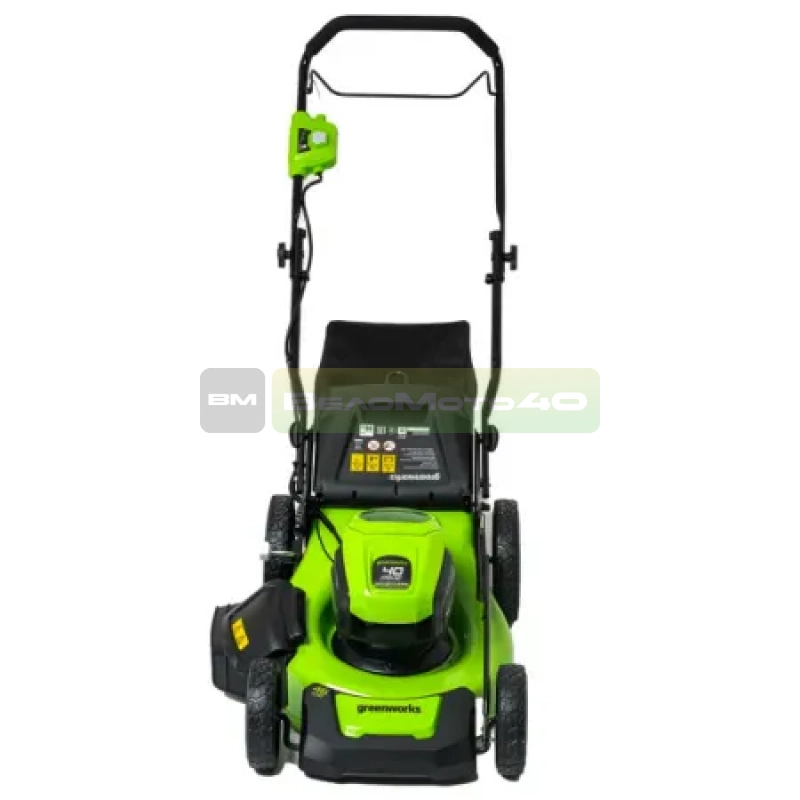 Газонокосилка аккумуляторная Greenworks Арт. 2514407UB, 40V, 46 см, бесщеточная, c 1хАКБ 2 Ач и ЗУ  арт.2514407UB ВелоМото40 Калуга