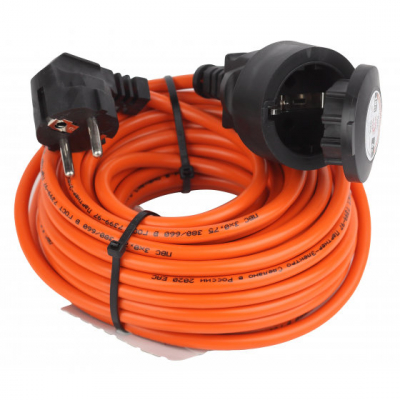 Удлинитель силовой UPx-1e-3x0.75-10m-IP44 в бухте c/з 1 гн 10м ПВС 3х0.75 Б046810 ВелоМото40 Калуга