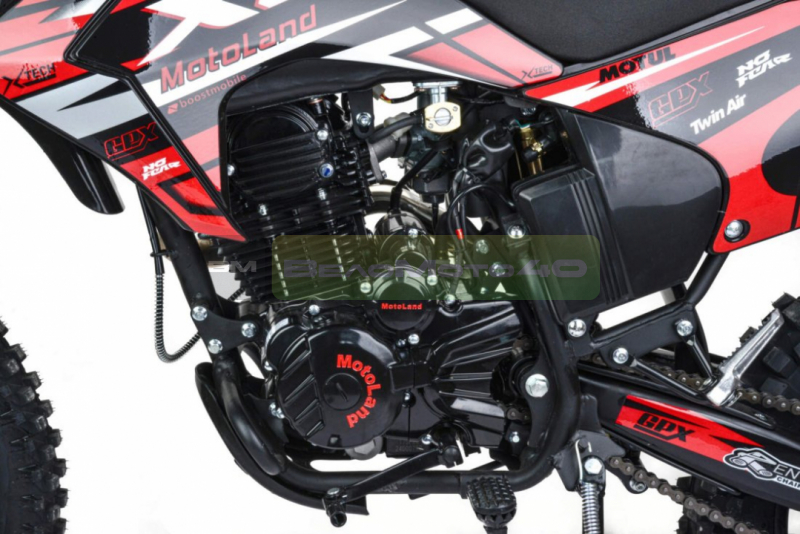 Мотоцикл Кросс Motoland XR300 LITE красный (175FMM) ВелоМото40 Калуга