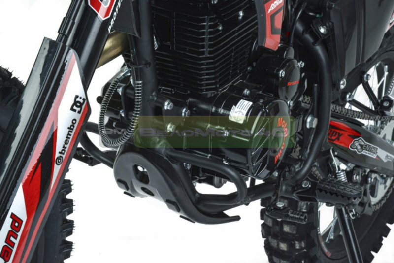 Мотоцикл Кросс Motoland XR300 LITE красный (175FMM) ВелоМото40 Калуга