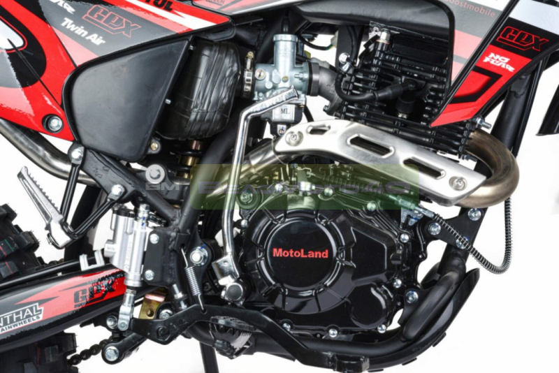 Мотоцикл Кросс Motoland XR300 LITE красный (175FMM) ВелоМото40 Калуга