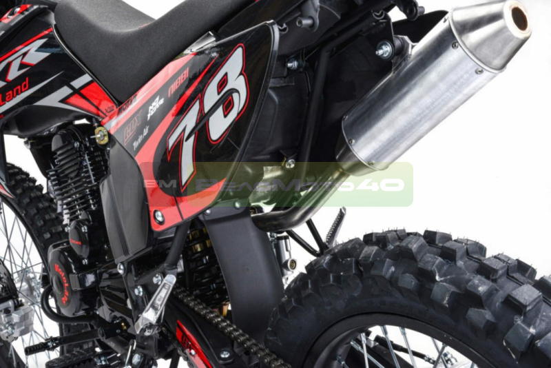 Мотоцикл Кросс Motoland XR300 LITE красный (175FMM) ВелоМото40 Калуга