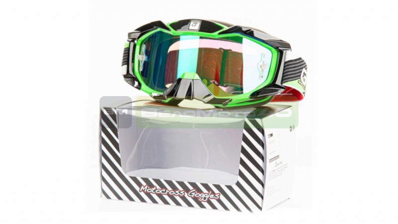 Очки Мотокросс GTX 5015 салатовые ВелоМото40 Калуга