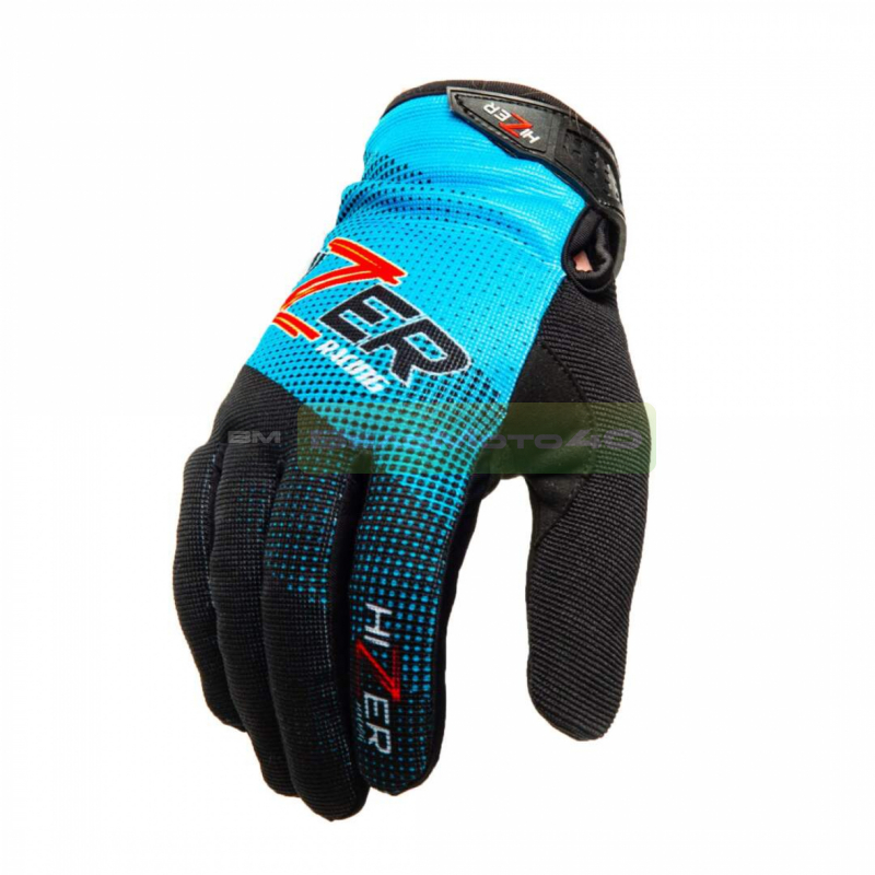 Перчатки мото HIZER / Blue/White (XL) мотокросс ВелоМото40 Калуга