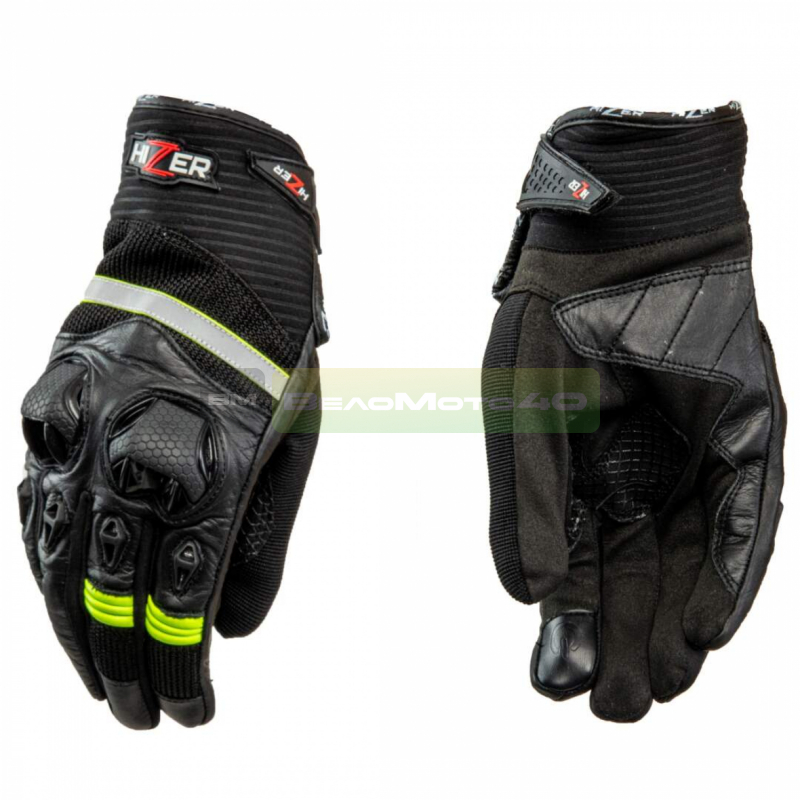 Перчатки мото HIZER AT-4202 (S) (кожа/текстиль) ВелоМото40 Калуга