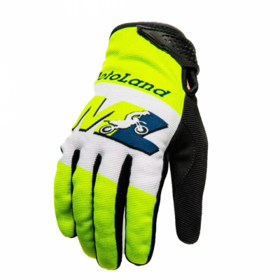 Перчатки мото MotoLand Racing Team / GREEN (L) мотокросс ВелоМото40 Калуга