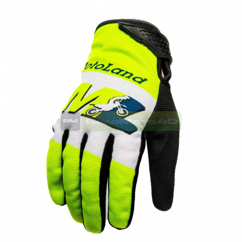 Перчатки мото MotoLand Racing Team / GREEN (XL) мотокросс ВелоМото40 Калуга