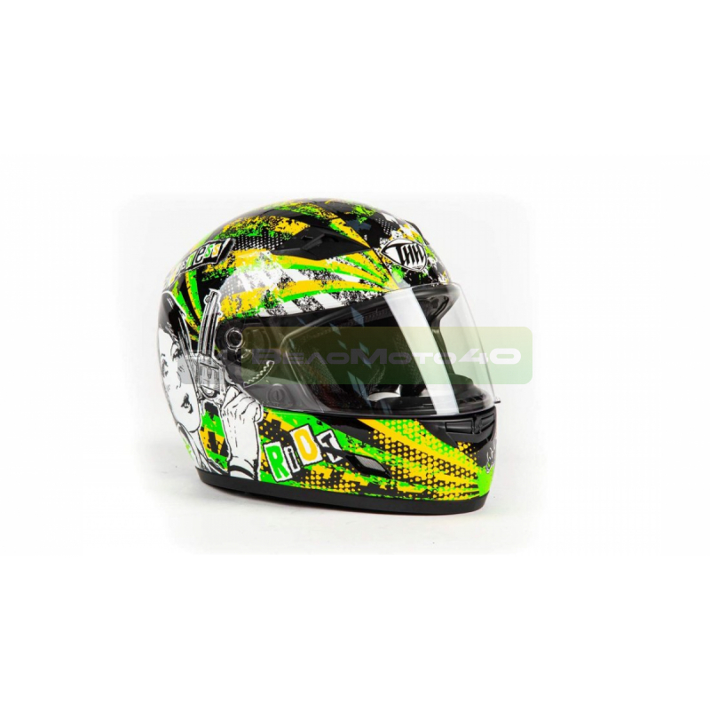 Шлем "THH" TS-39#12 BLK/GREEN ANARCH (L) ВелоМото40 Калуга