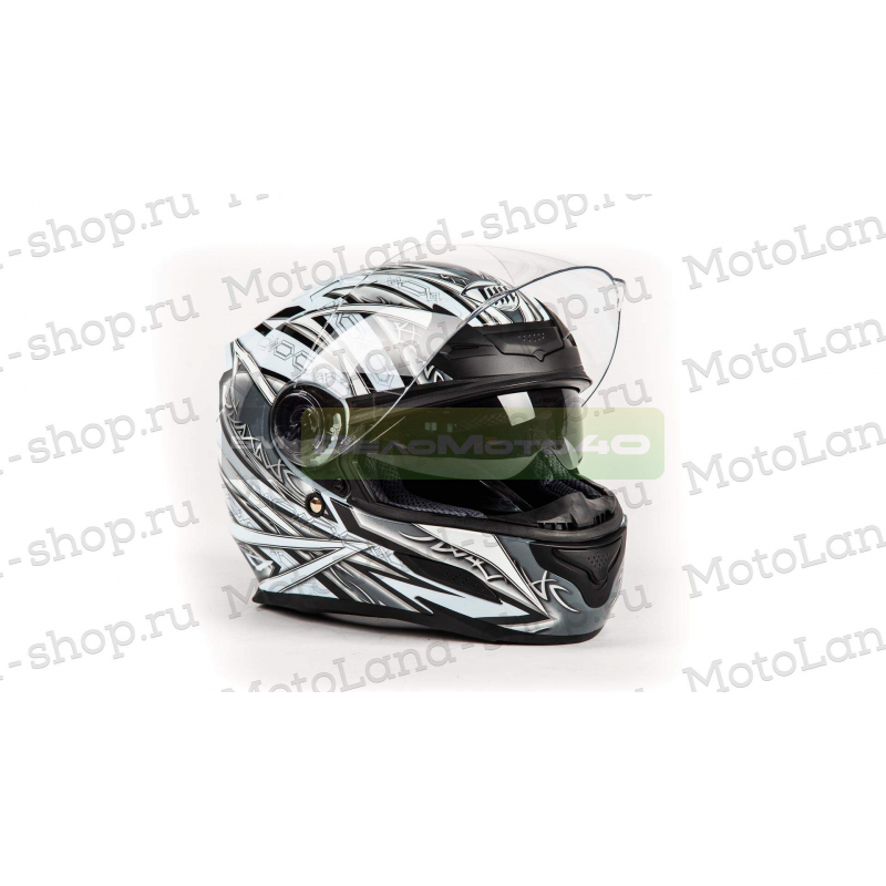 Шлем "THH" TS-44#3 BLK/WHT (M) ВелоМото40 Калуга