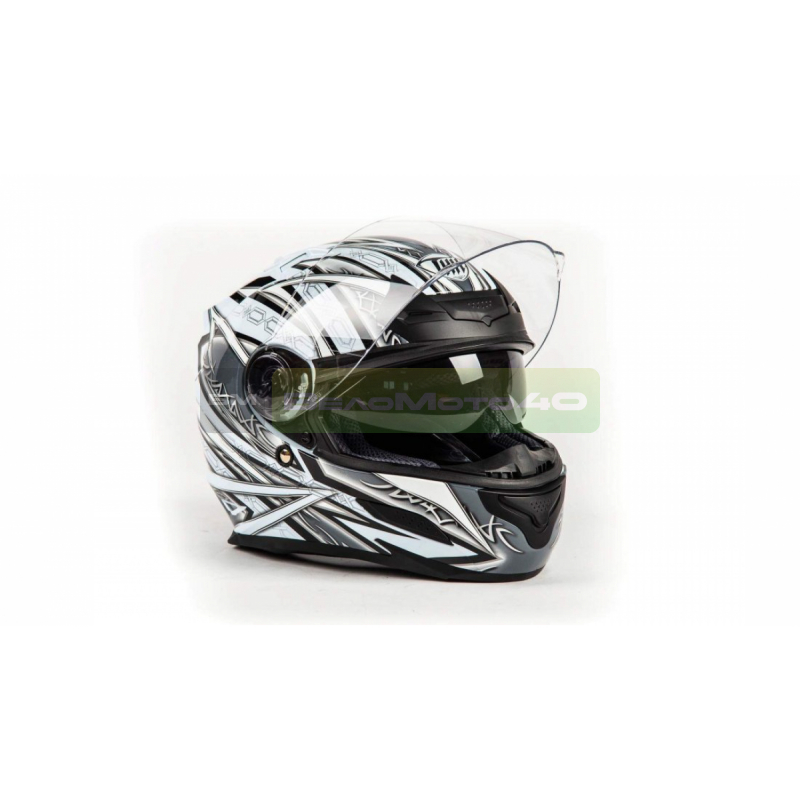 Шлем "THH" TS-44#3 BLK/WHT (M) ВелоМото40 Калуга