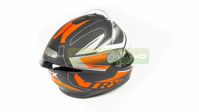 Шлем мото интеграл GTX 5672 #1 (M) BLACK/RED GREY (2 визора) ВелоМото40 Калуга