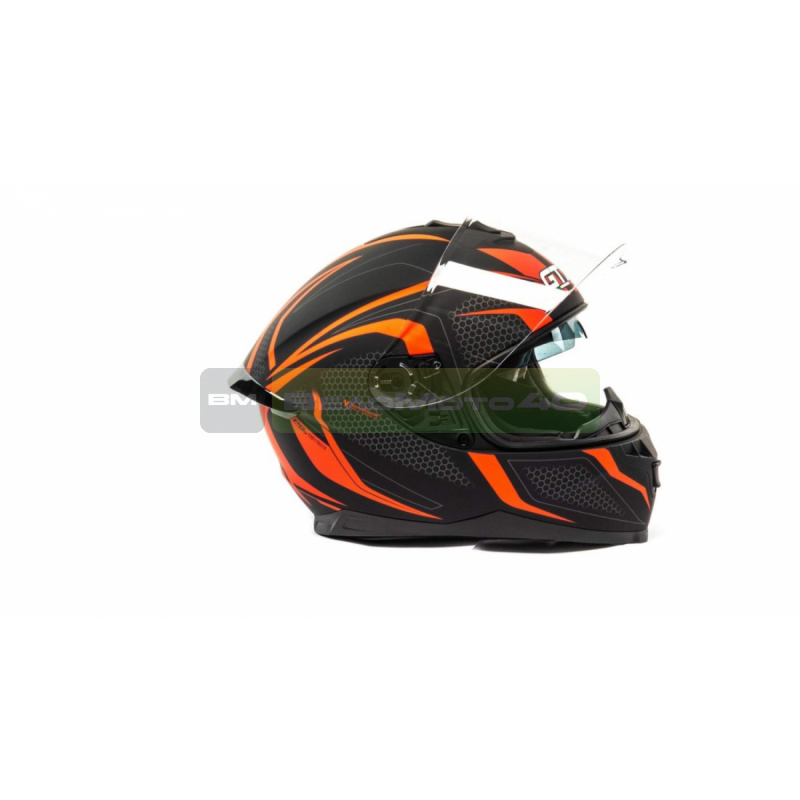 Шлем мото интеграл GTX 5672 #4 (XL) BLACK/RED GREY ВелоМото40 Калуга