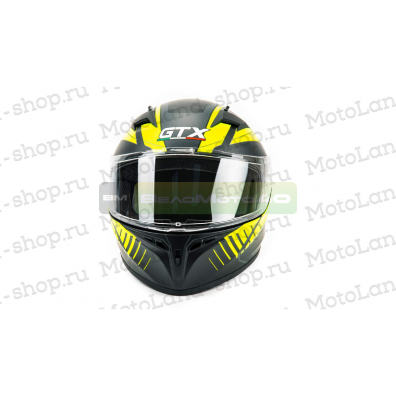 Шлем мото интеграл GTX 578 #1 (L) BLACK/YELLOW GREY ВелоМото40 Калуга