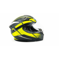 Шлем мото интеграл GTX 578 #1 (M) BLACK/YELLOW GREY ВелоМото40 Калуга