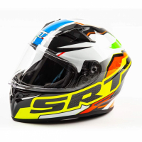 Шлем мото интеграл GTX 578 #2 (XL) BLACK/ ORANGE GREEN ВелоМото40 Калуга