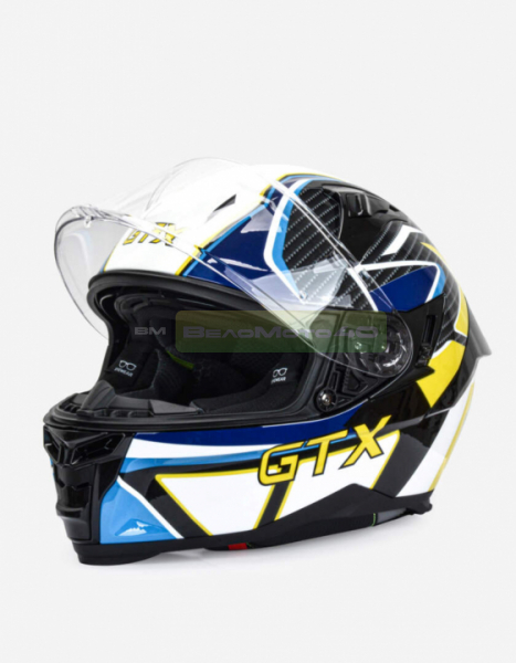 Шлем мото интеграл GTX 910SV #1 (L) BLUE-WHITE ВелоМото40 Калуга