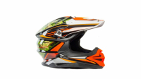 Шлем мото кроссовый HIZER J6803 #6 (XL) BLACK/ORANGE ВелоМото40 Калуга