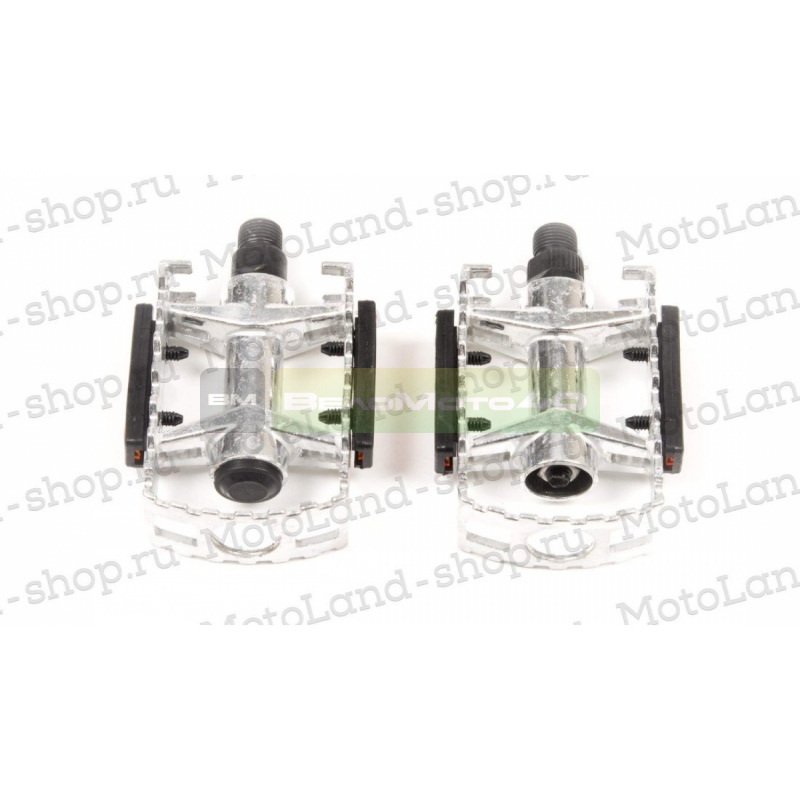 Педали GW-15004-5 (85*60*20) СЕРЕБРИСТЫЕ ВелоМото40 Калуга