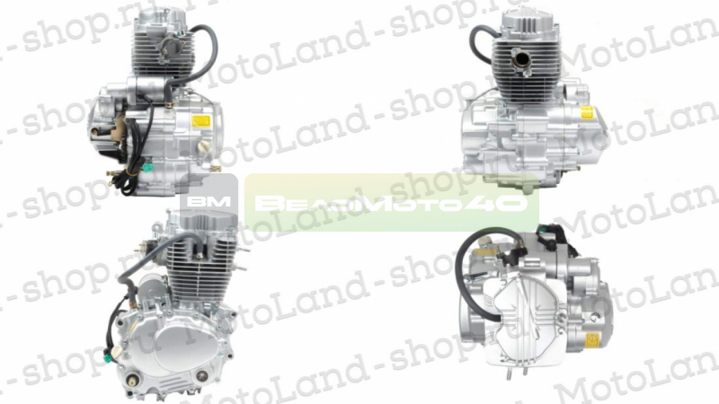 Двигатель 150см3 162FMJ CG150 (62x49,5)грм штанга, 5ск ВелоМото40 Калуга