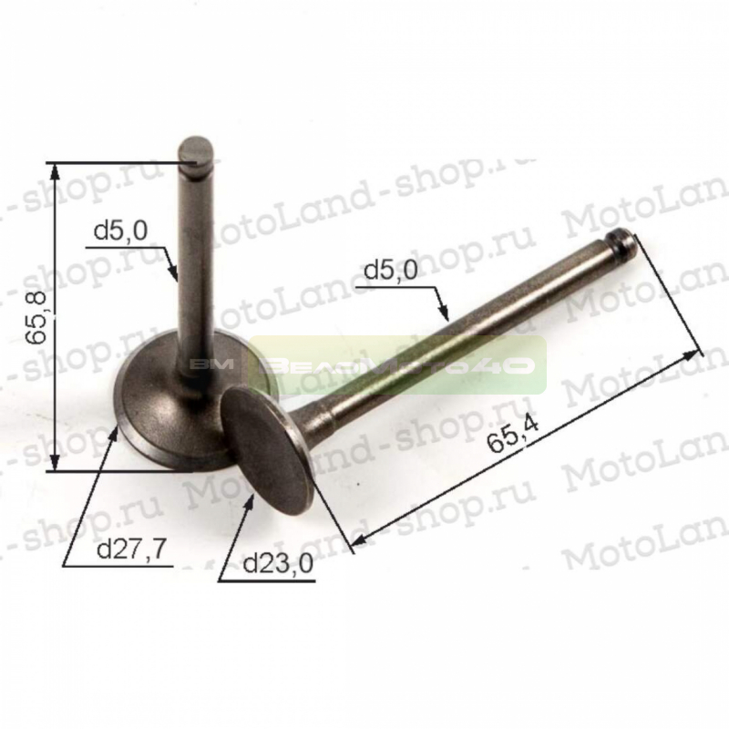 Клапан 161QMK-B2 200см3 с реверсом ВелоМото40 Калуга