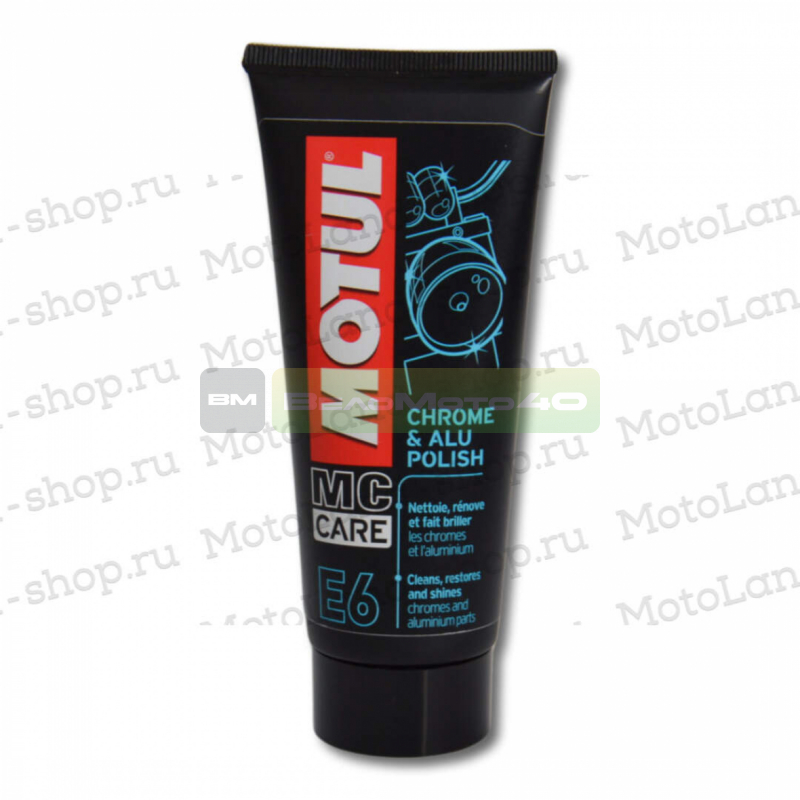 Полироль Motul E6 Chrome & Alu Polish 100ml ВелоМото40 Калуга