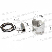 Поршень в сборе 139FMB 50см3 D=39 ВелоМото40 Калуга