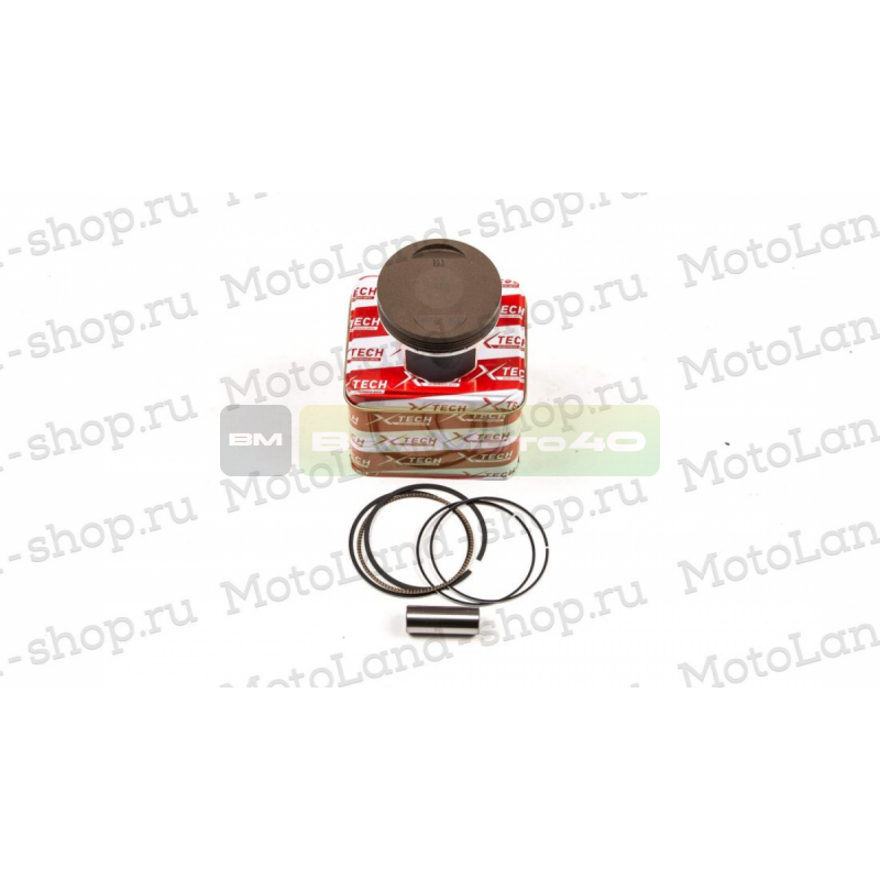 Поршень в сборе 162YMJ 190 (W190) 190см3 D=62  ZS X-TECH ВелоМото40 Калуга