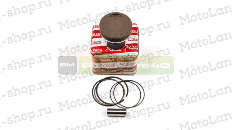 Поршень в сборе 162YMJ 190 (W190) 190см3 D=62  ZS X-TECH ВелоМото40 Калуга