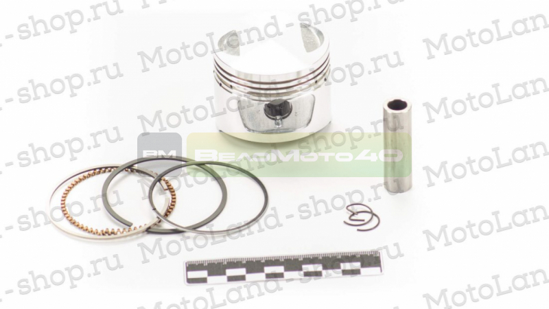 Поршень в сборе d=62mm 162FMJ (CGN150) 62х51,5х15 ВелоМото40 Калуга