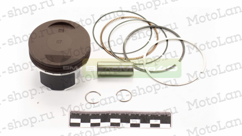 Поршень в сборе W190 190см3 (тефлоновое покр.) D=62 ZS 62х42,5х15 ВелоМото40 Калуга