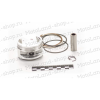 Поршень в сборе W190 4V (4х клапанный) 190см3 D=62 ZS ВелоМото40 Калуга