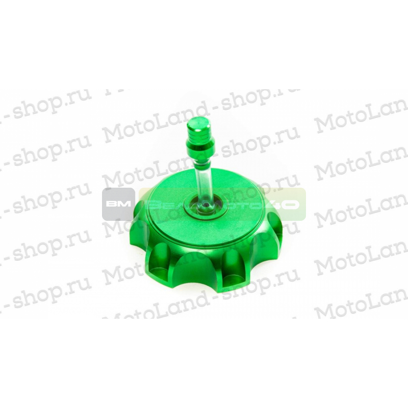 Пробка бензобака кросс CNC зеленая ВелоМото40 Калуга