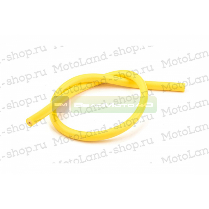 Провод высоковольтный силиконовый (желтый) 450 mm. ВелоМото40 Калуга
