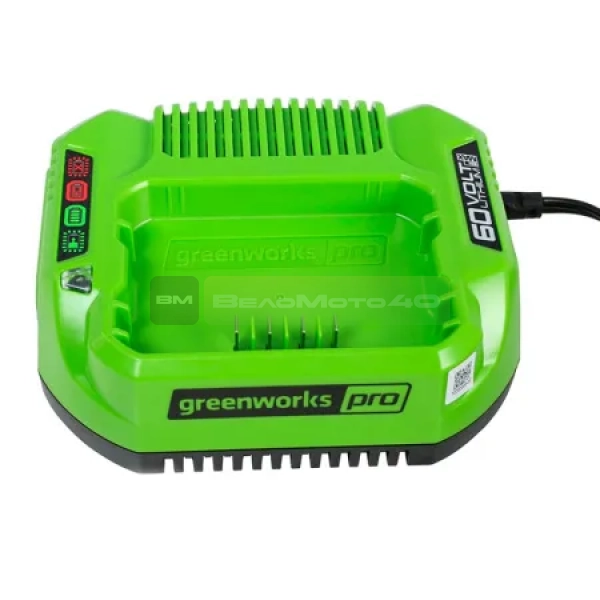 Зарядное устройство Greenworks Арт. 2932007, 60V, 2А ВелоМото40 Калуга