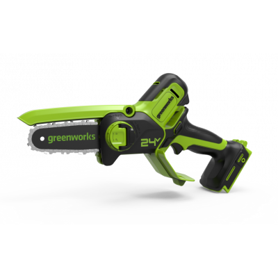 Цепная мини пила аккумуляторная Greenworks Арт. 2008707, 24V, 15см, бесщеточная, без АКБ и ЗУ  арт.2008707 ВелоМото40 Калуга