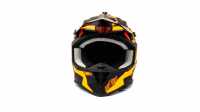 Шлем мото кроссовый GTX 633 #5 (L) BLACK/FLUO ORANGE ВелоМото40 Калуга