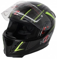 Шлем мото интеграл HIZER J5311 #1 (XL) black/lemon ВелоМото40 Калуга