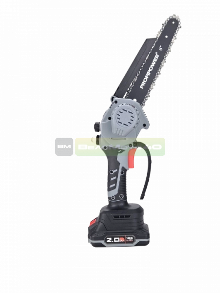 Аккумуляторная цепная пила бесщеточная ProfiPowerMKGSH-18V (Li-ion-2шт, 2.0Ач,20см, 8", 0-4500 об/мин, З/У, кейс) ВелоМото40 Калуга