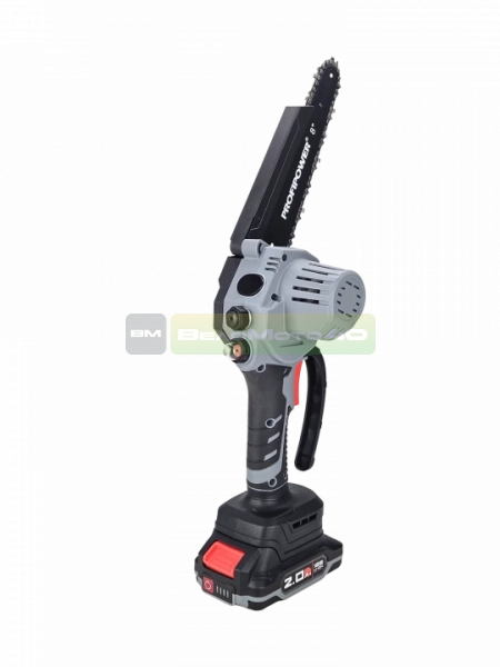 Аккумуляторная цепная пила бесщеточная ProfiPowerMKGSH-18V (Li-ion-2шт, 2.0Ач,20см, 8", 0-4500 об/мин, З/У, кейс) ВелоМото40 Калуга