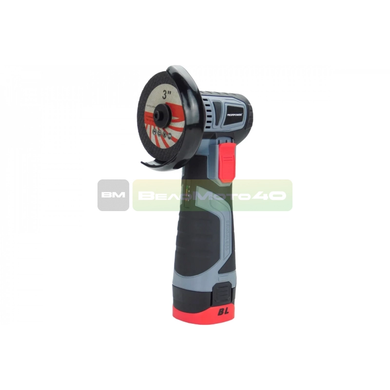 Аккумуляторная бесщеточная УШМ PROFIPOWER BL-164 (16В, Li-ion 2шт, 2.0Ач, 1800об/мин, диск 76мм,З/У,в кейсе) Е0245 ВелоМото40 Калуга